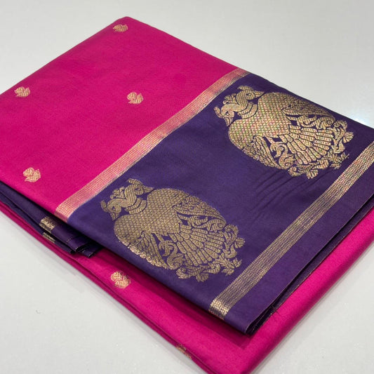 Chanderi Crepe Saree