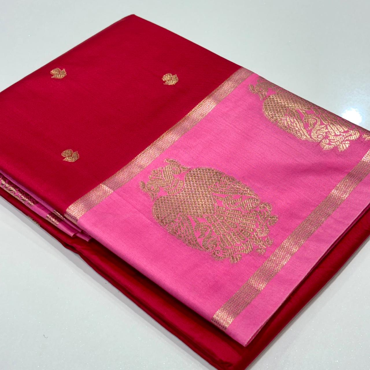 Chanderi Crepe Saree