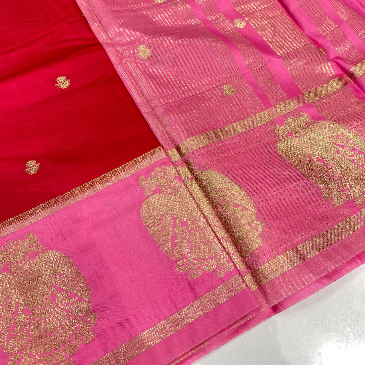 Chanderi Crepe Saree