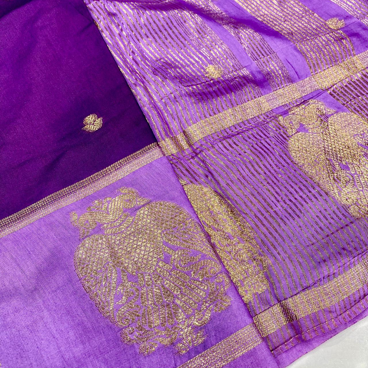 Chanderi Crepe Saree