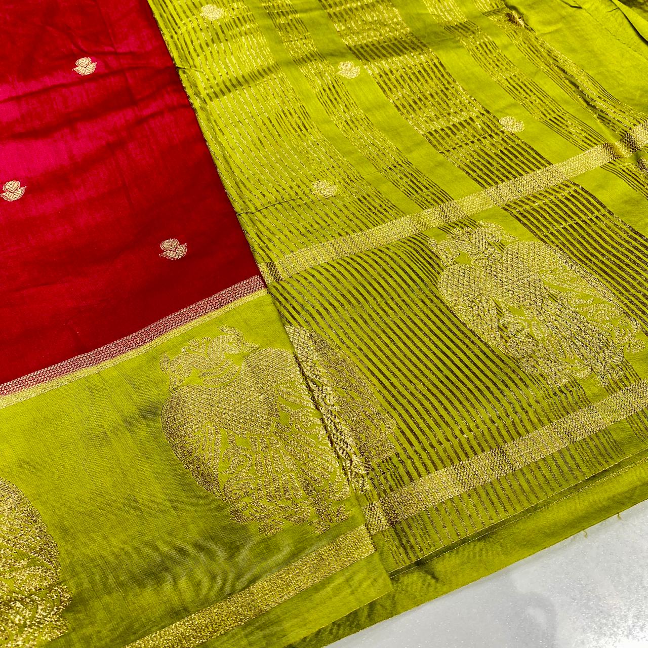Chanderi Crepe Saree