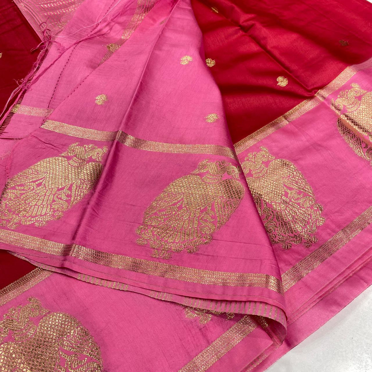 Chanderi Crepe Saree