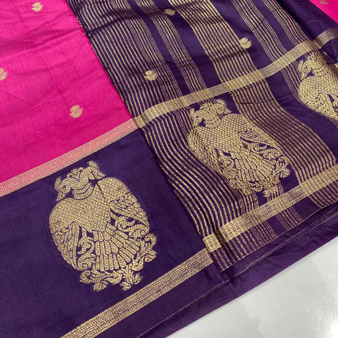 Chanderi Crepe Saree