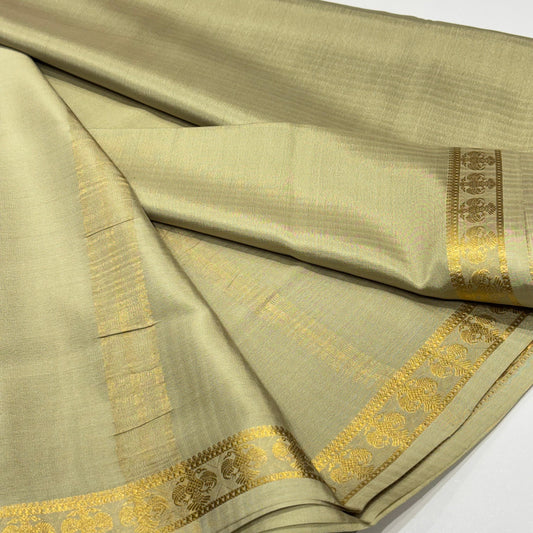 Pure Mysore Crepe Silk Saree