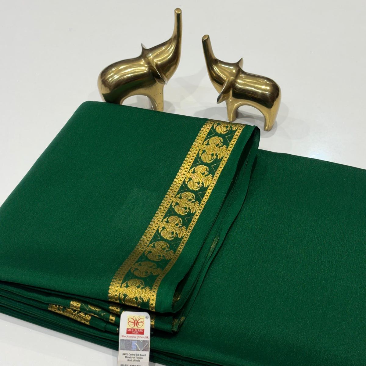 Pure Mysore Crepe Silk Saree