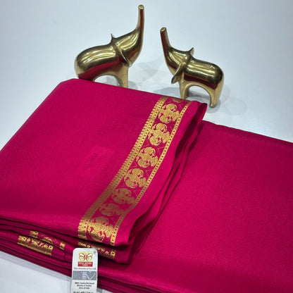 Pure Mysore Crepe Silk Saree