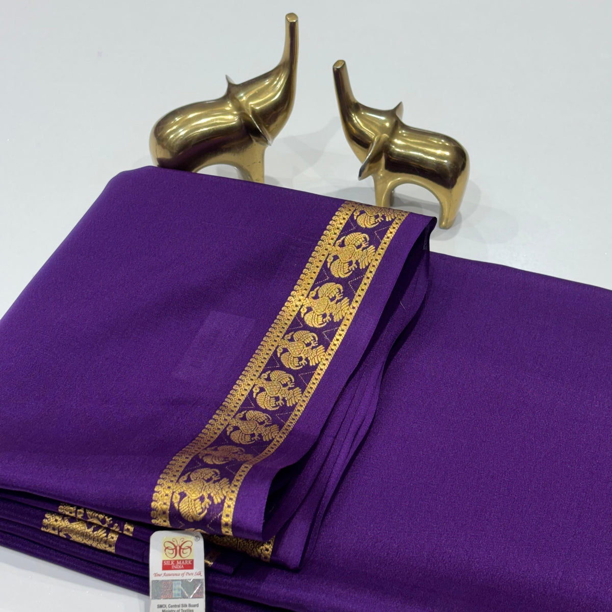 Pure Mysore Crepe Silk Saree