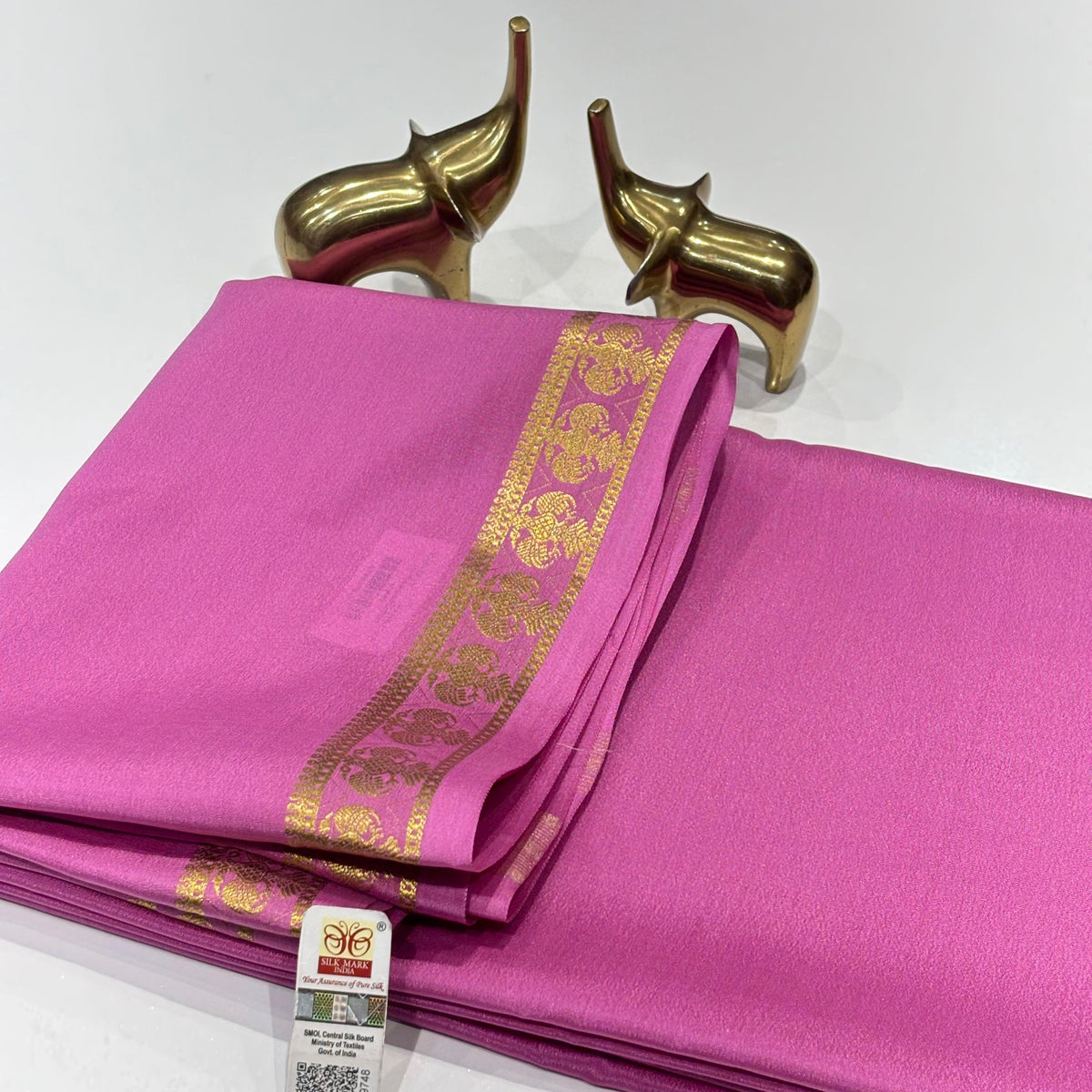Pure Mysore Crepe Silk Saree
