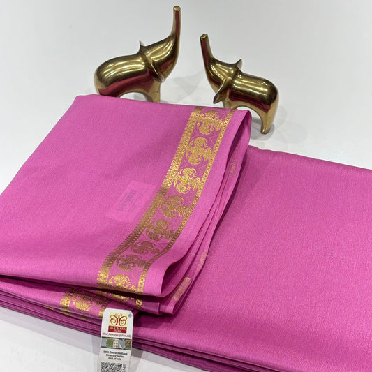 Pure Mysore Crepe Silk Saree