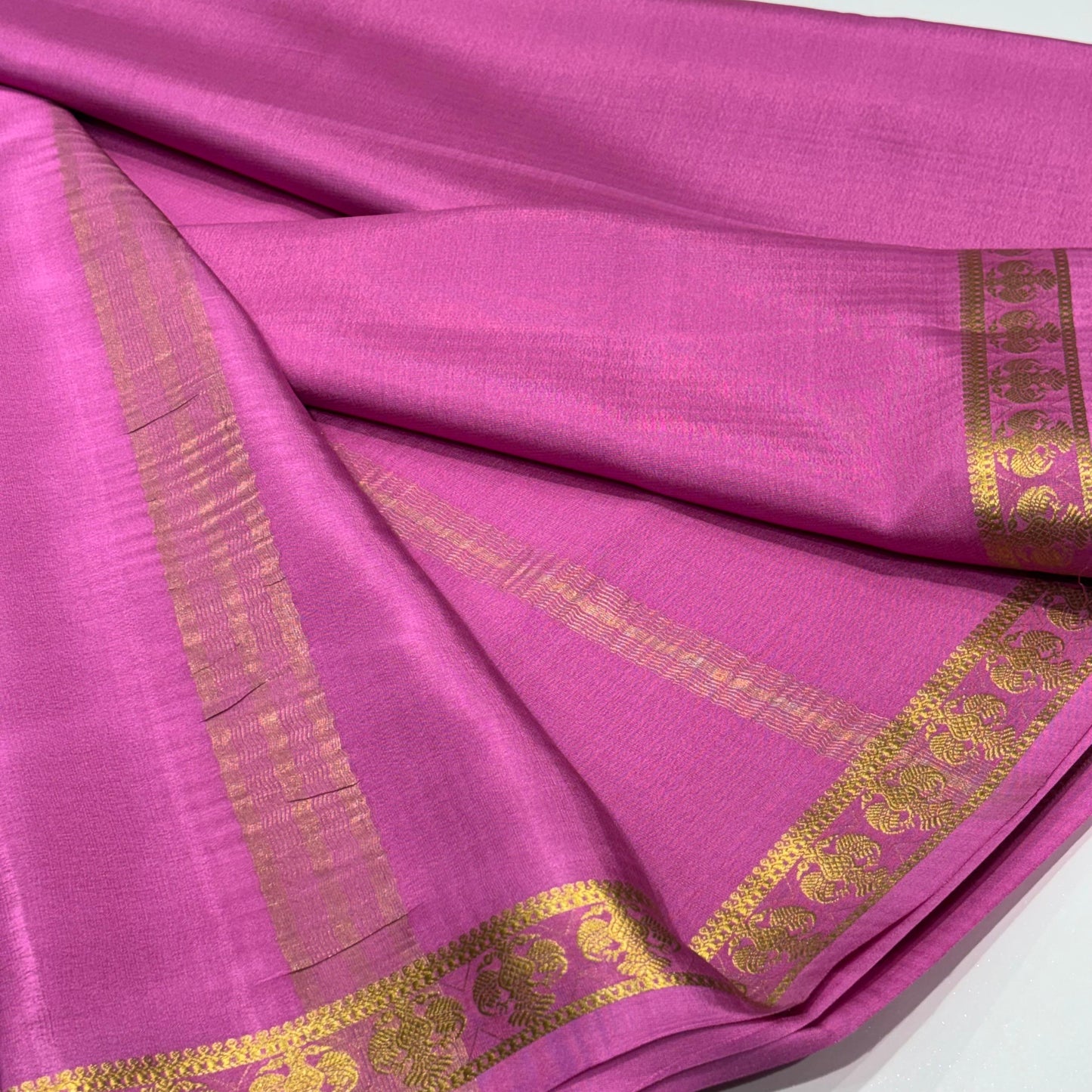 Pure Mysore Crepe Silk Saree