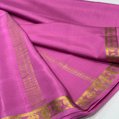 Pure Mysore Crepe Silk Saree