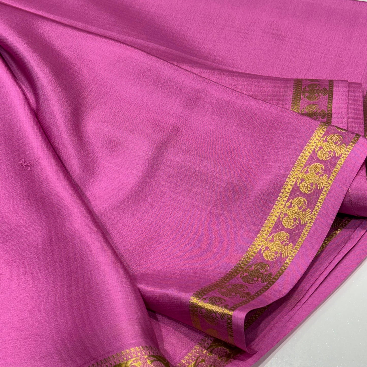 Pure Mysore Crepe Silk Saree