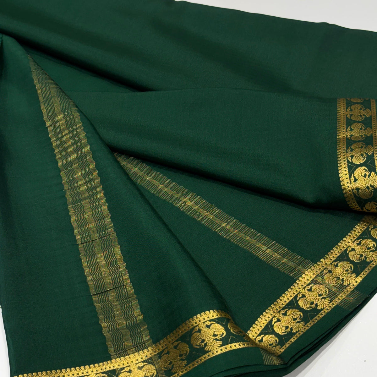 Pure Mysore Crepe Silk Saree