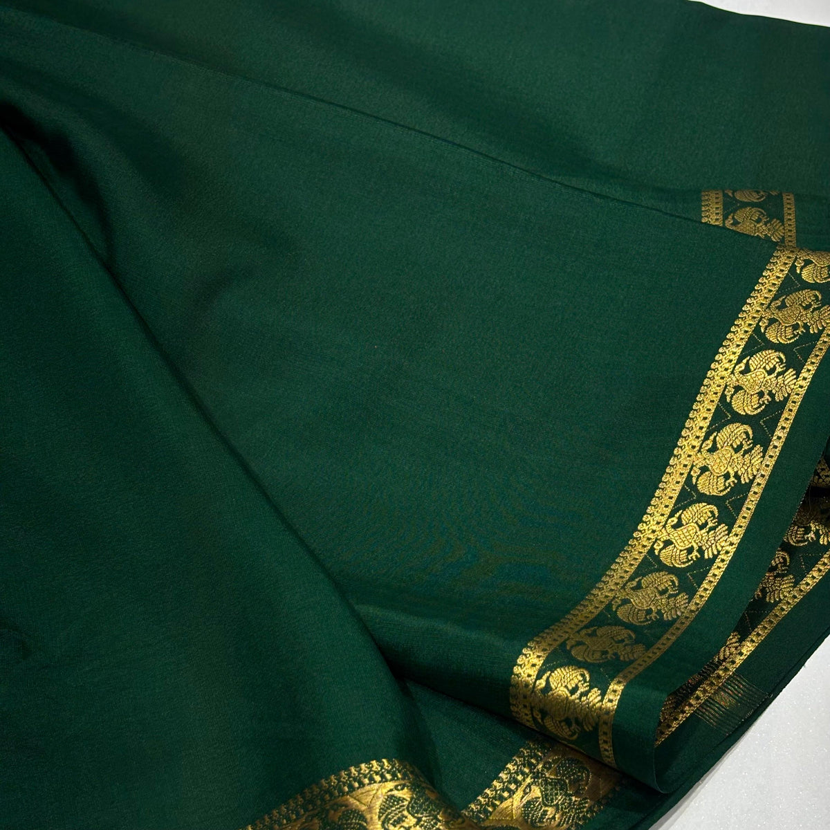 Pure Mysore Crepe Silk Saree