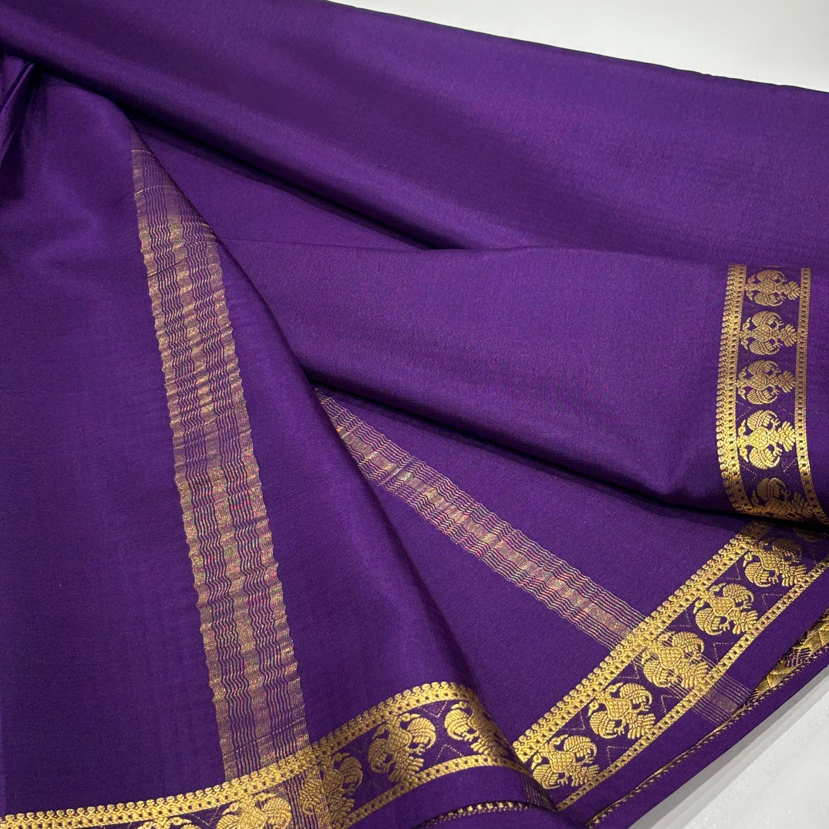 Pure Mysore Crepe Silk Saree