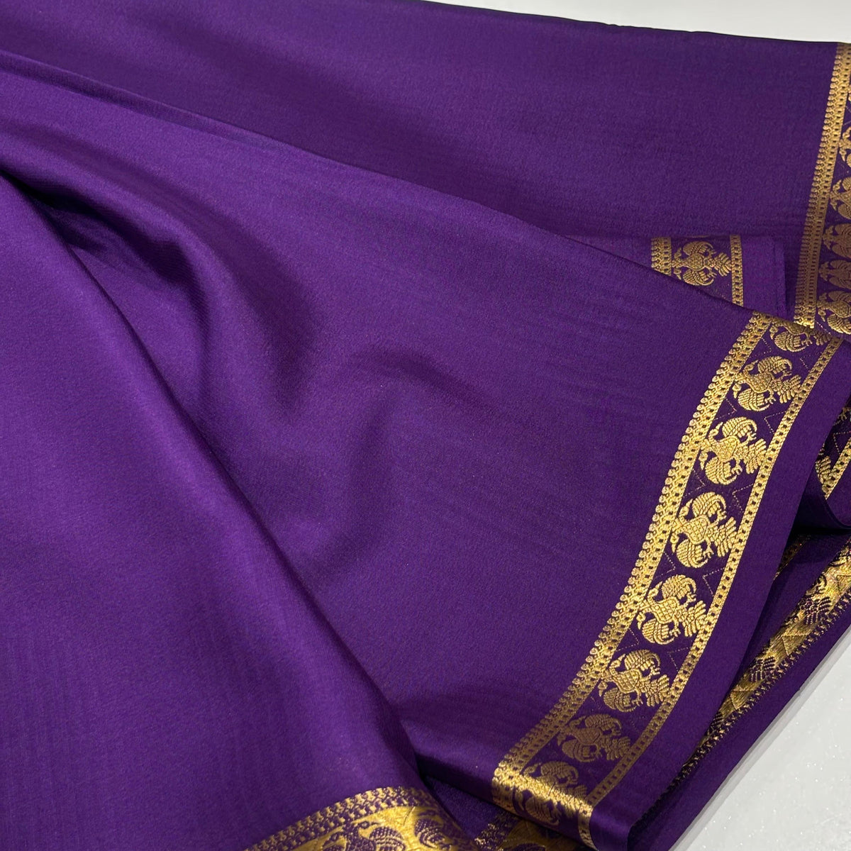 Pure Mysore Crepe Silk Saree
