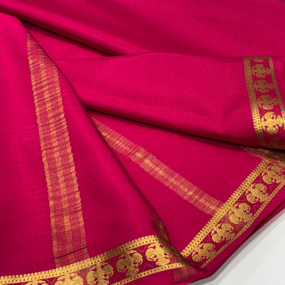 Pure Mysore Crepe Silk Saree