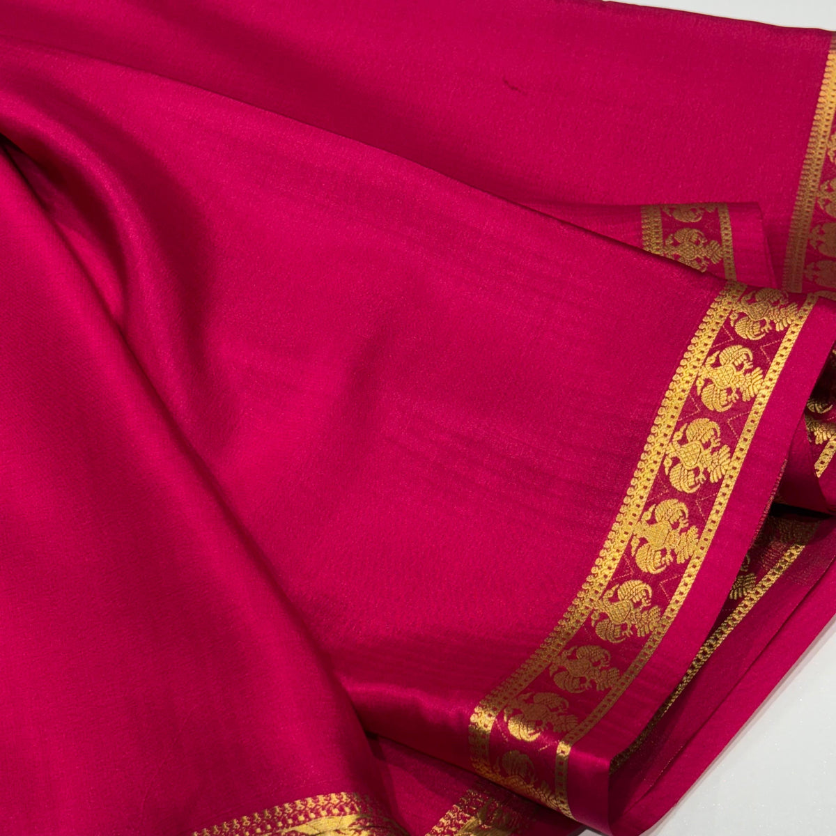 Pure Mysore Crepe Silk Saree
