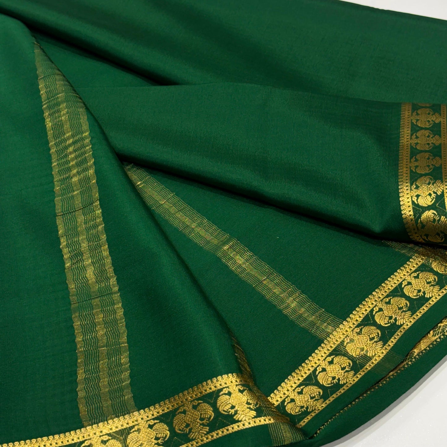 Pure Mysore Crepe Silk Saree