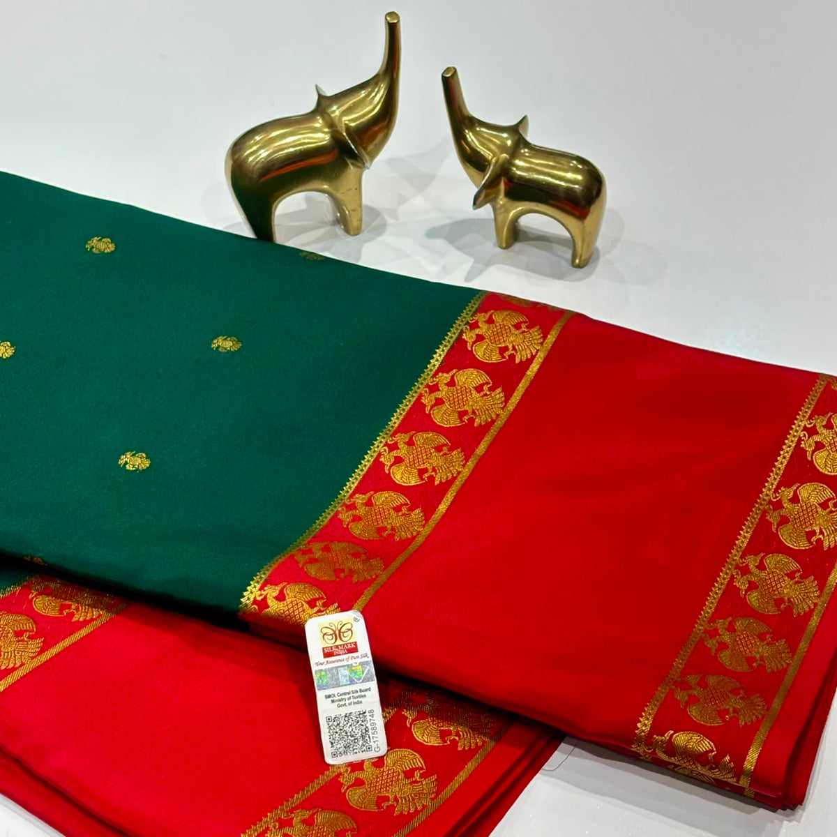 Pure Mysore Crepe Silk Saree