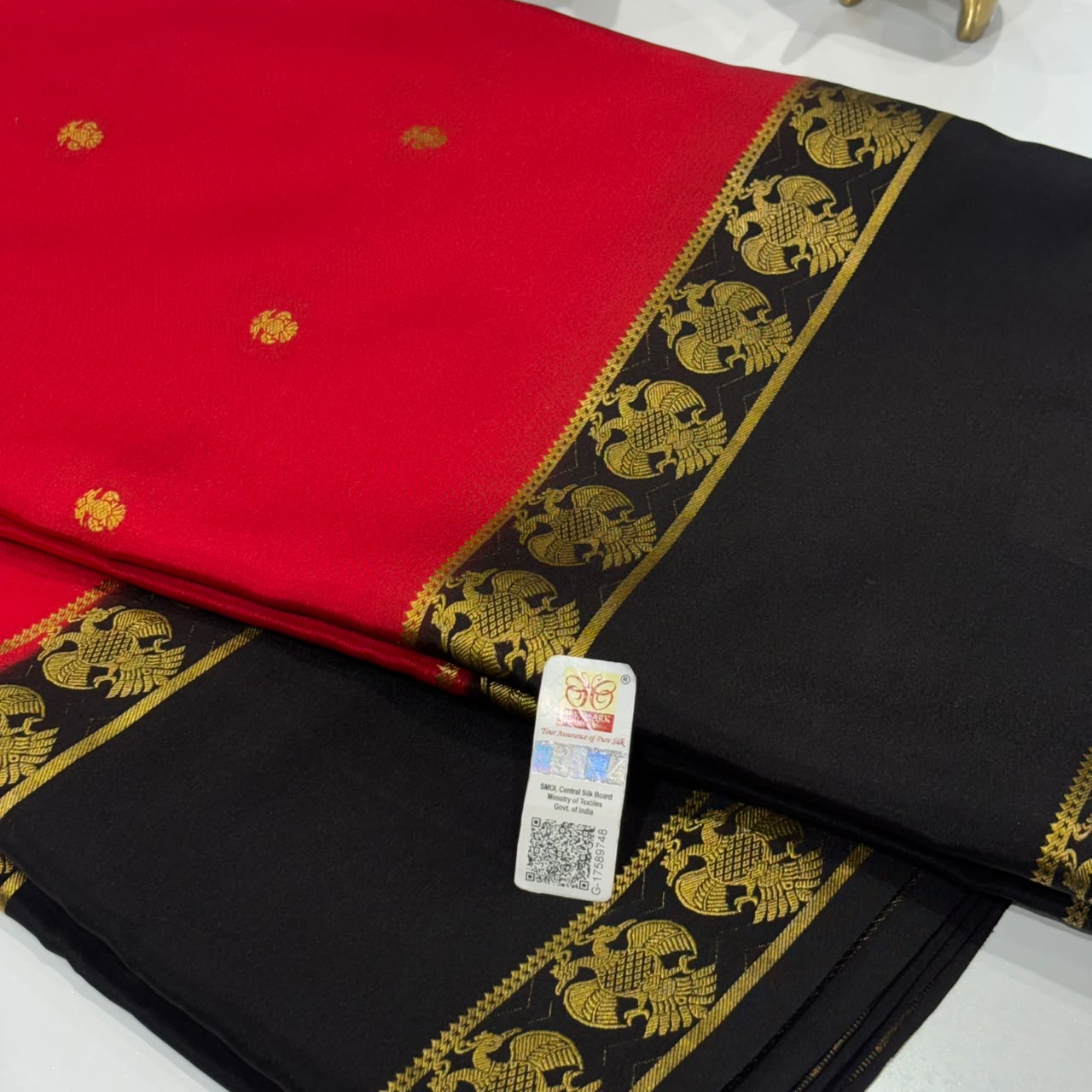 Pure Mysore Crepe Silk Saree