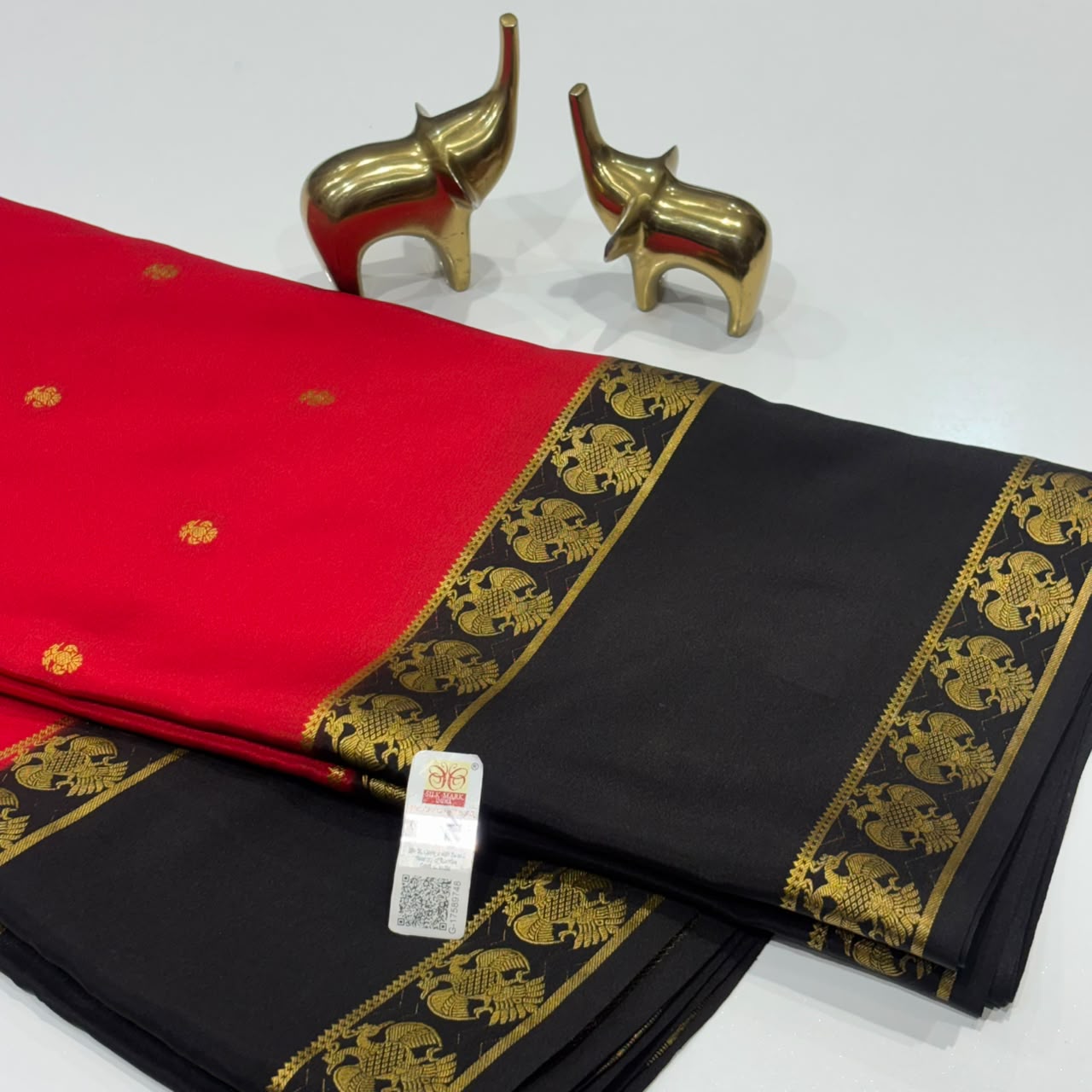 Pure Mysore Crepe Silk Saree