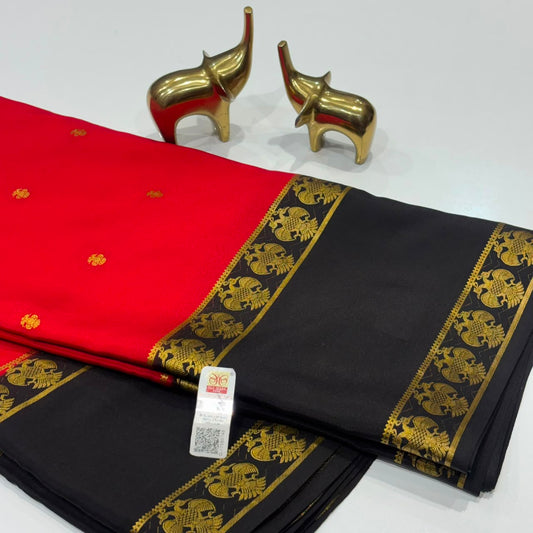 Pure Mysore Crepe Silk Saree