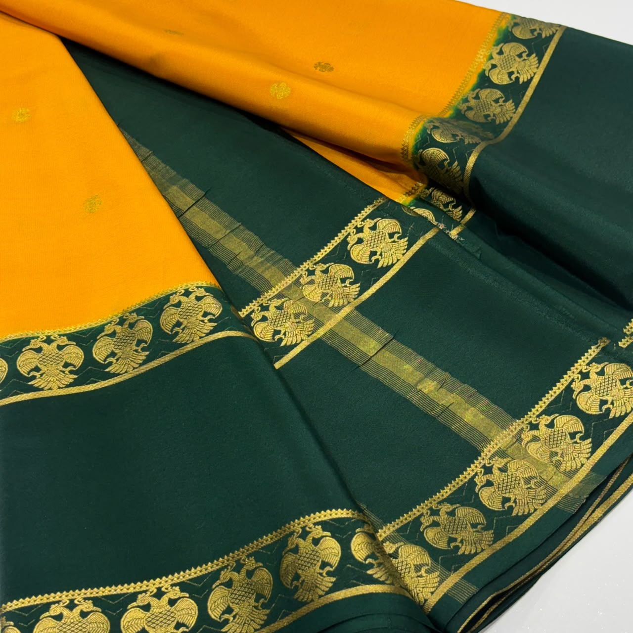Pure Mysore Crepe Silk Saree