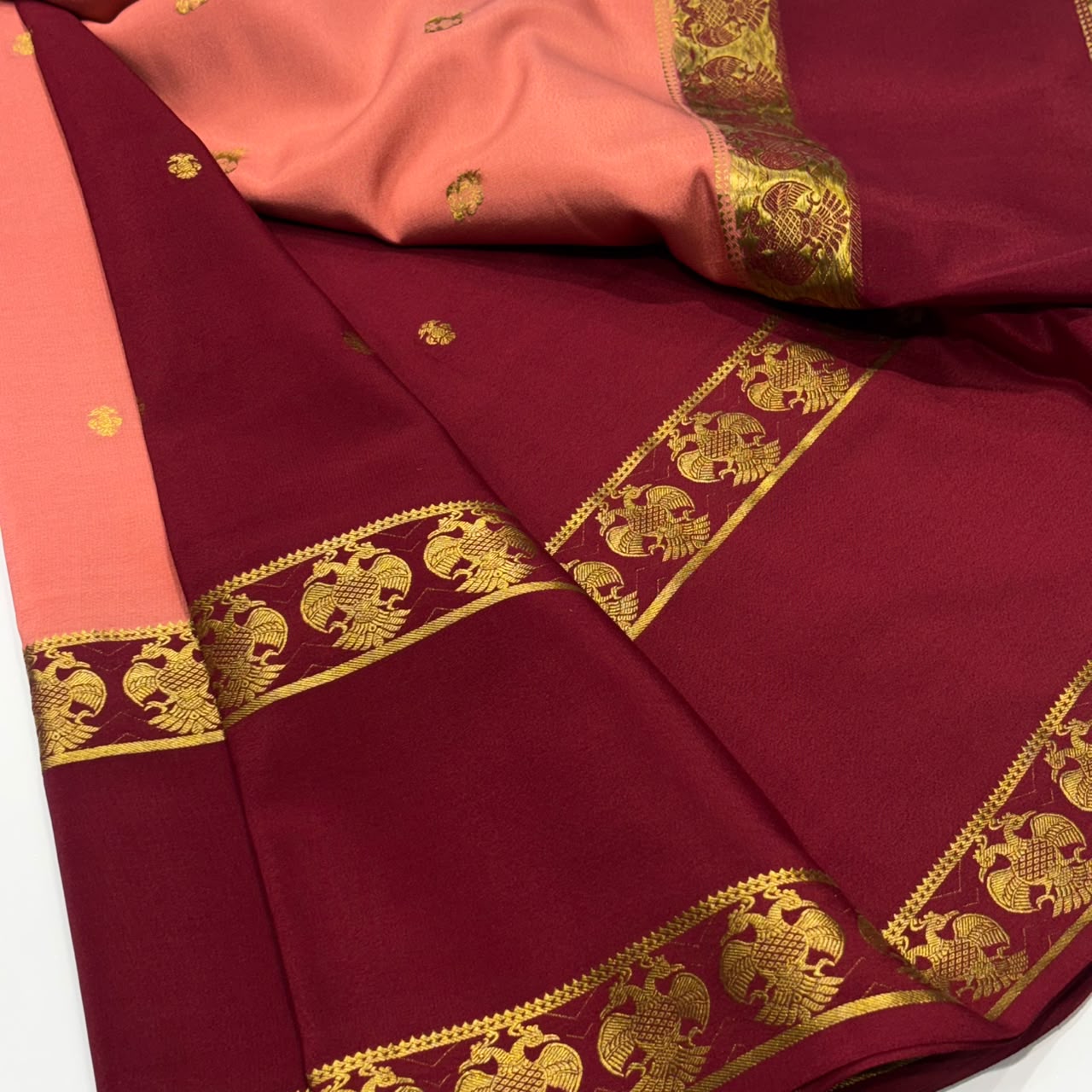 Pure Mysore Crepe Silk Saree