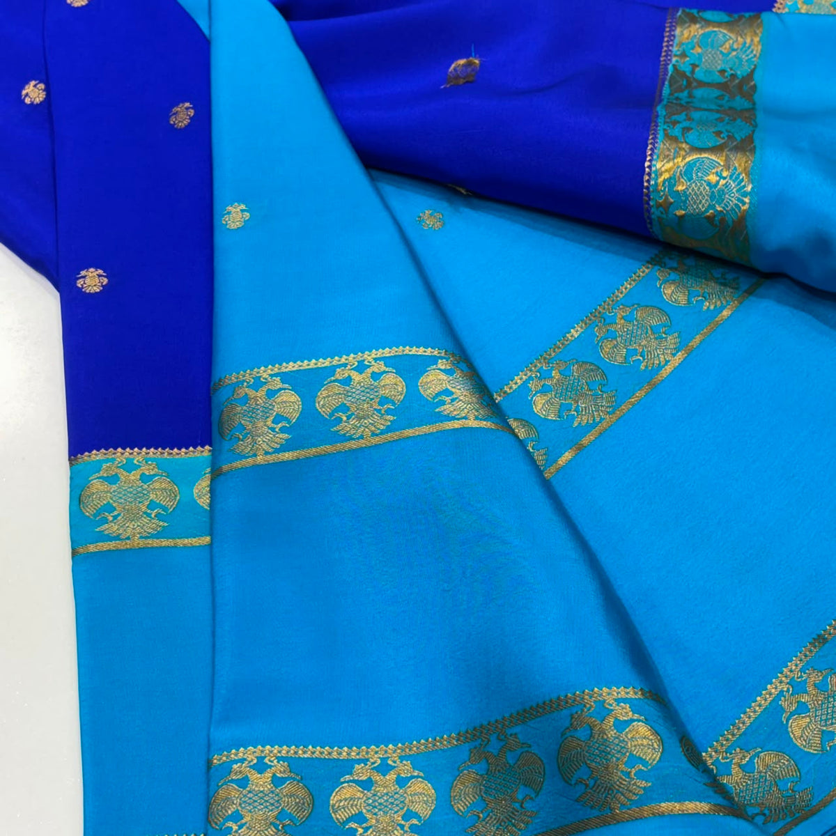 Pure Mysore Crepe Silk Saree