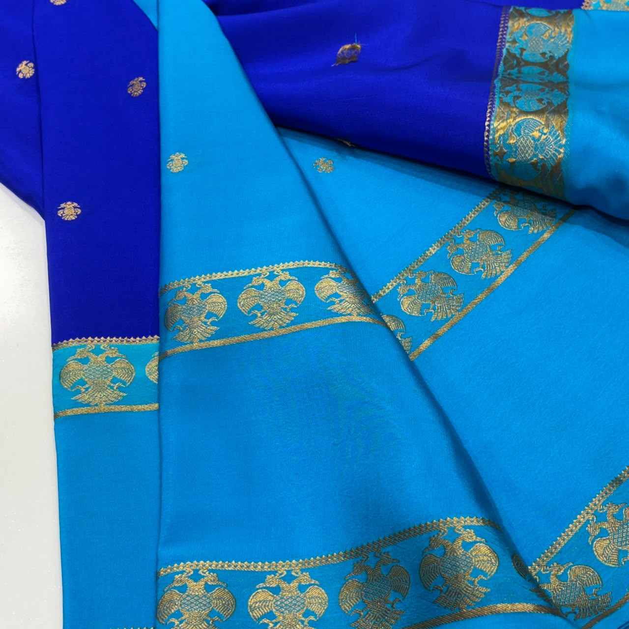 Pure Mysore Crepe Silk Saree