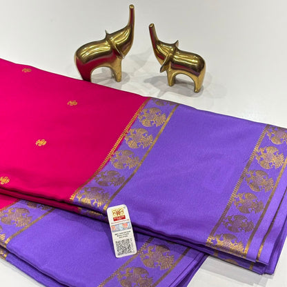 Pure Mysore Crepe Silk Saree