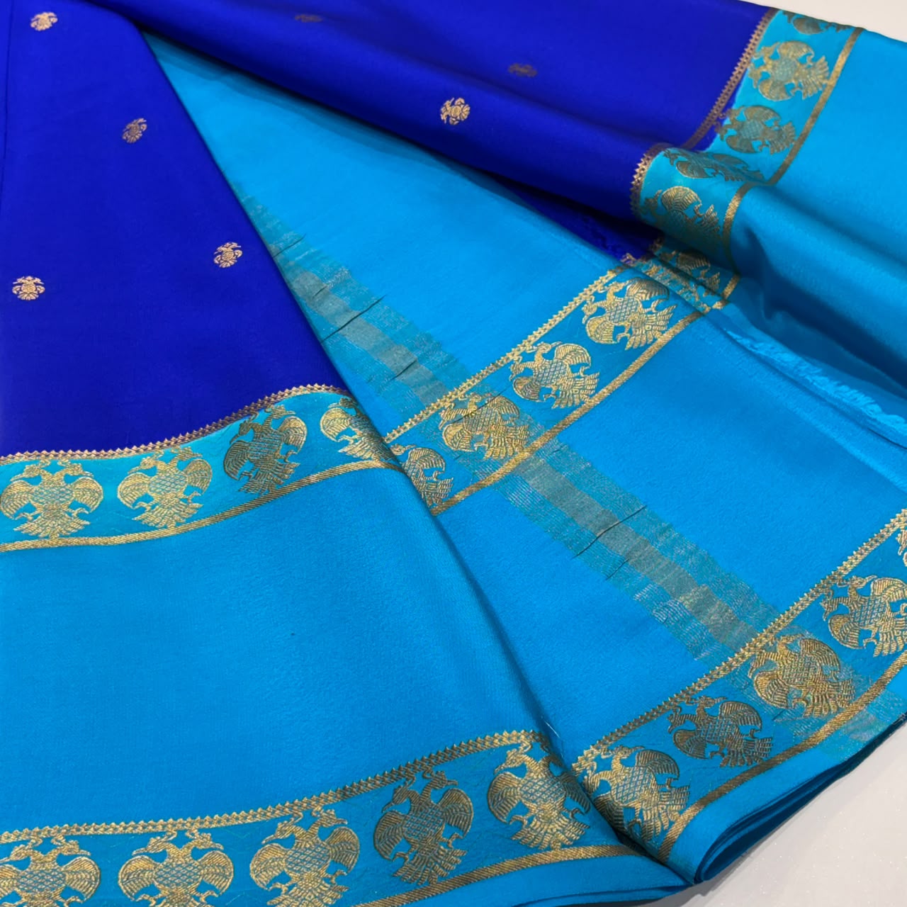 Pure Mysore Crepe Silk Saree