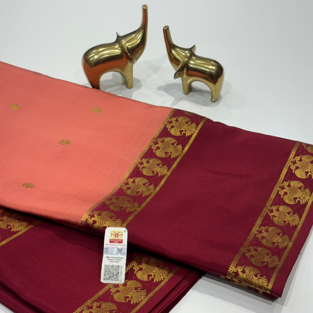 Pure Mysore Crepe Silk Saree