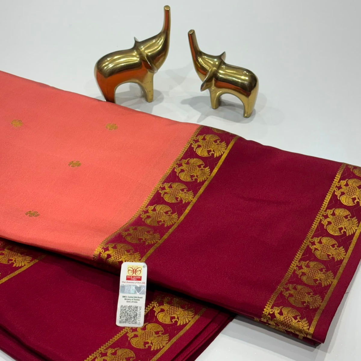 Pure Mysore Crepe Silk Saree