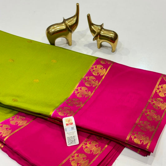 Pure Mysore Crepe Silk Saree