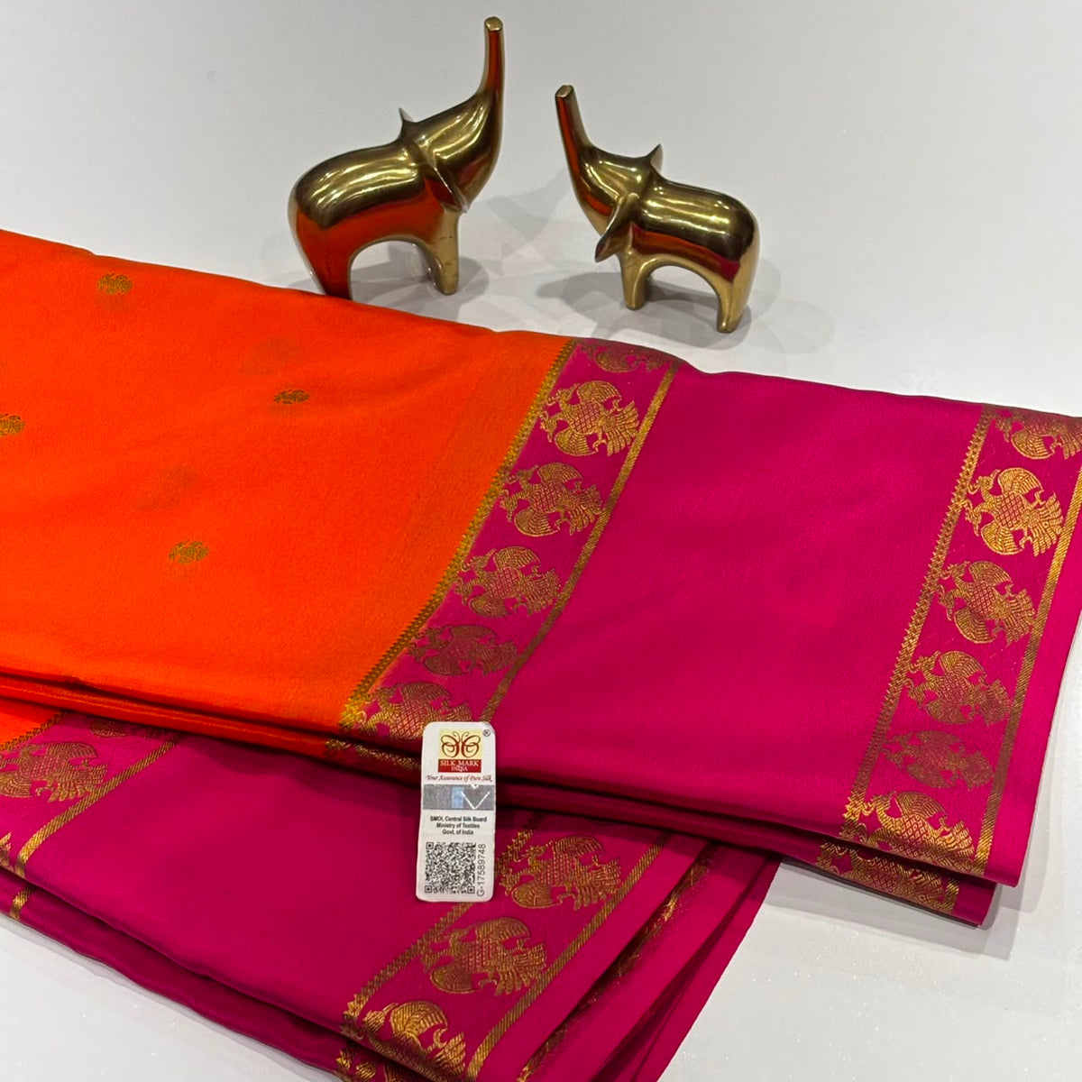 Pure Mysore Crepe Silk Saree