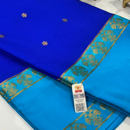 Pure Mysore Crepe Silk Saree