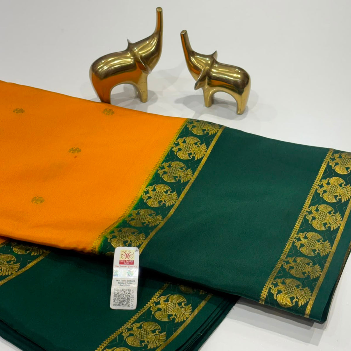 Pure Mysore Crepe Silk Saree