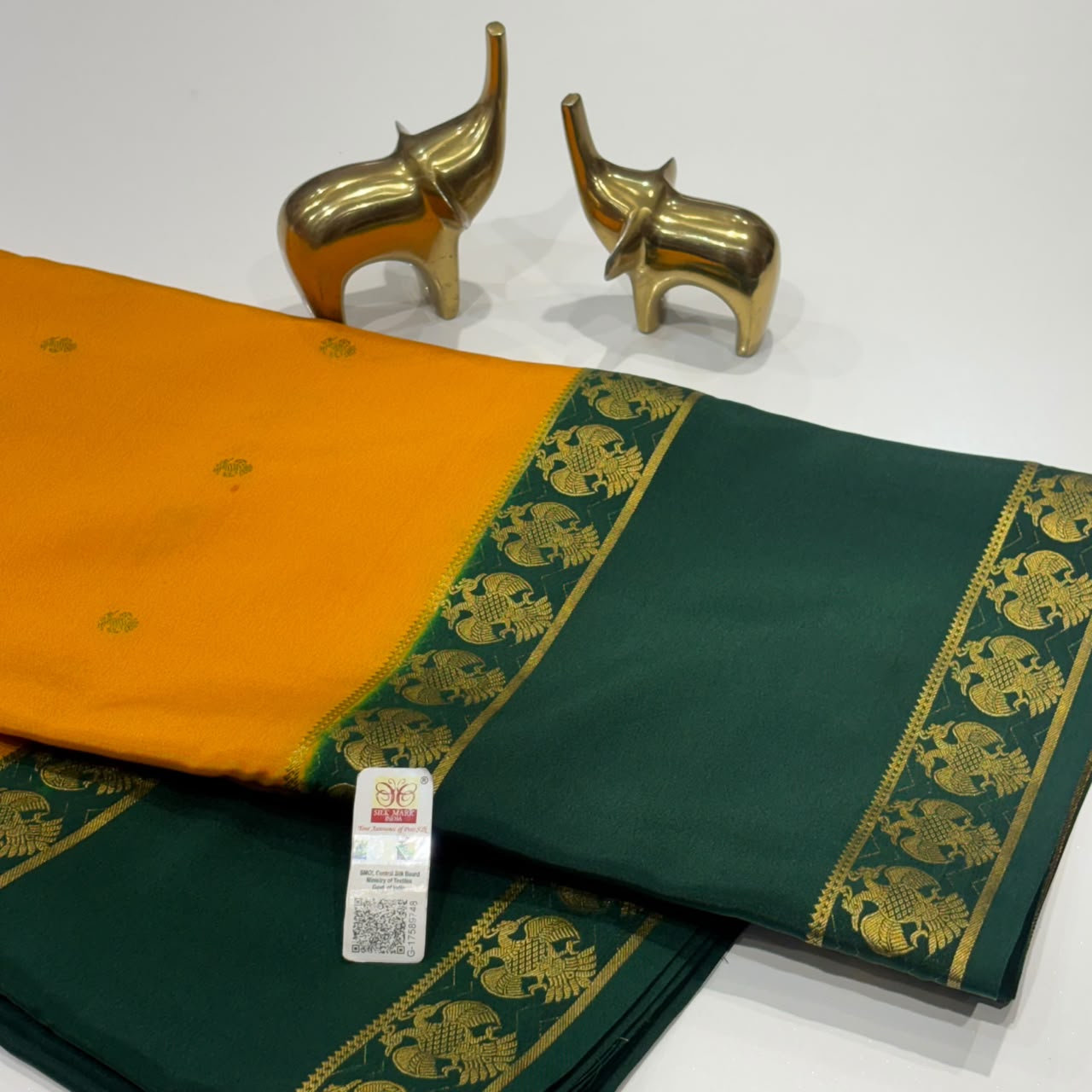 Pure Mysore Crepe Silk Saree