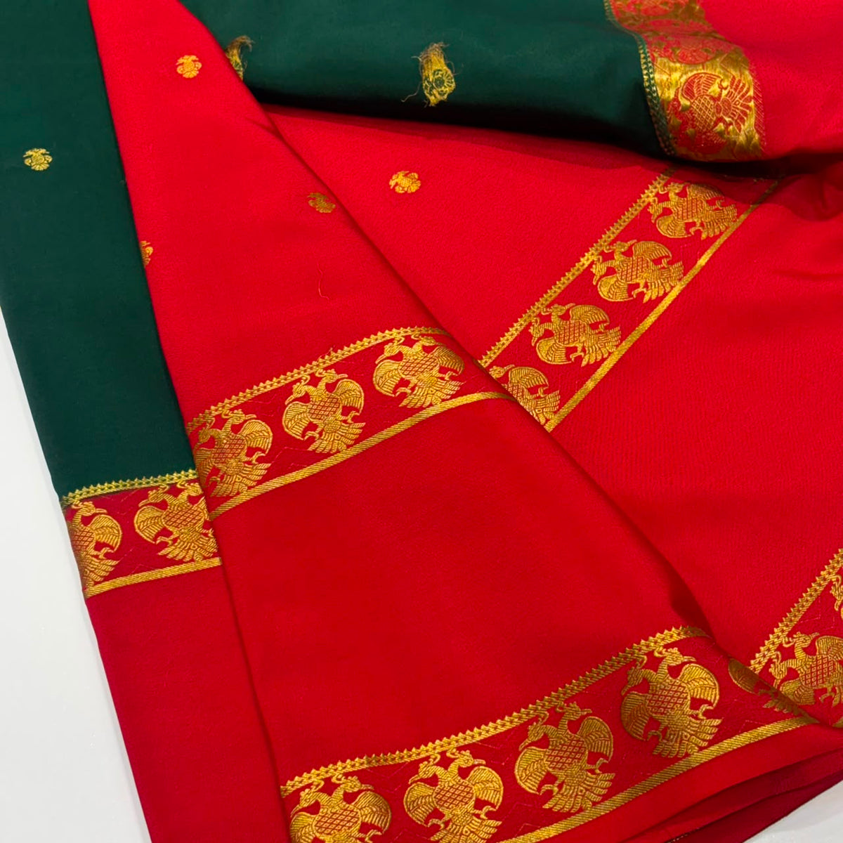 Pure Mysore Crepe Silk Saree
