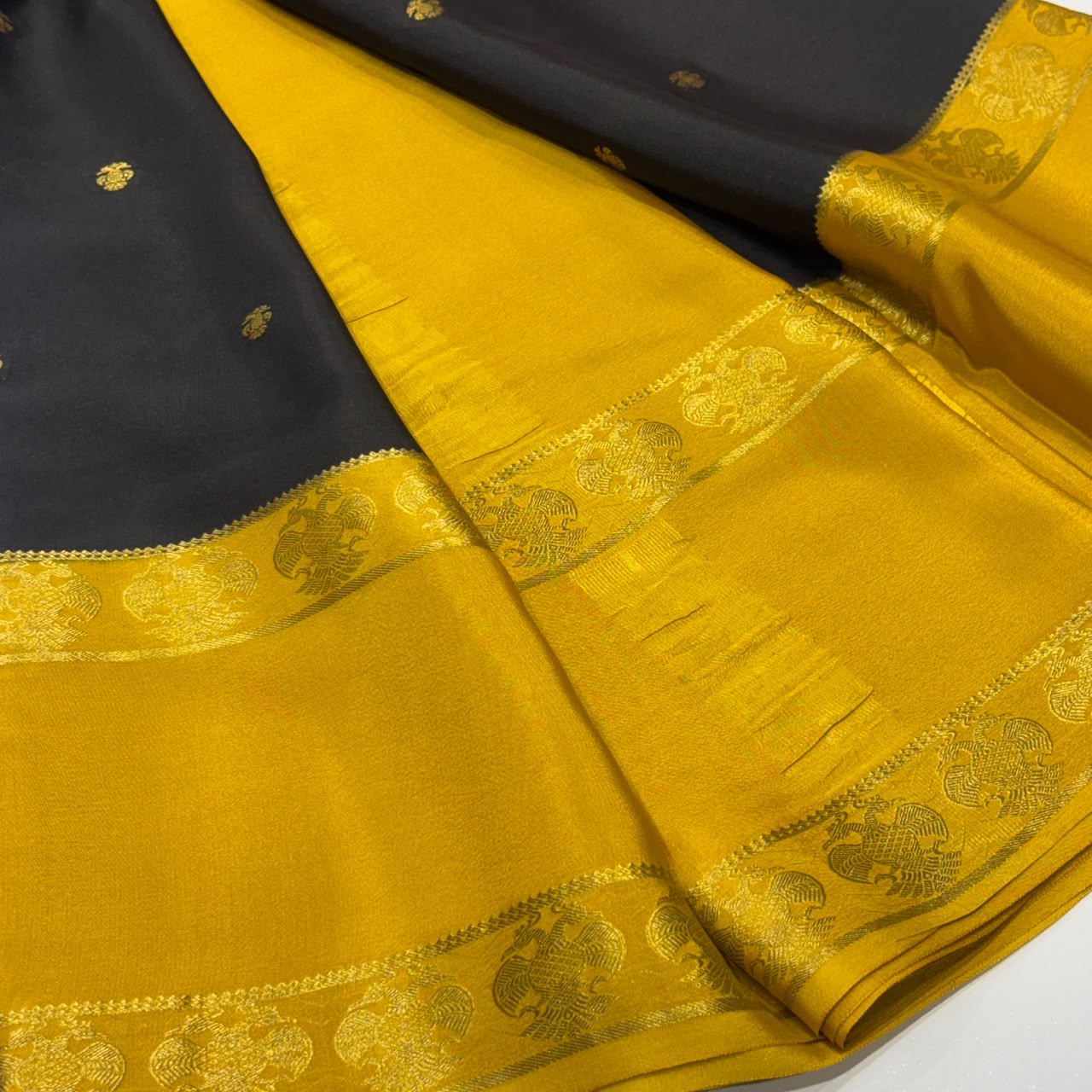Pure Mysore Crepe Silk Saree