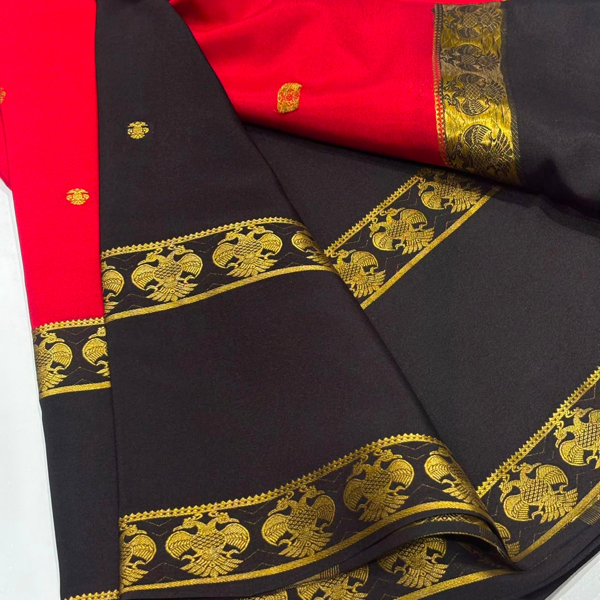 Pure Mysore Crepe Silk Saree