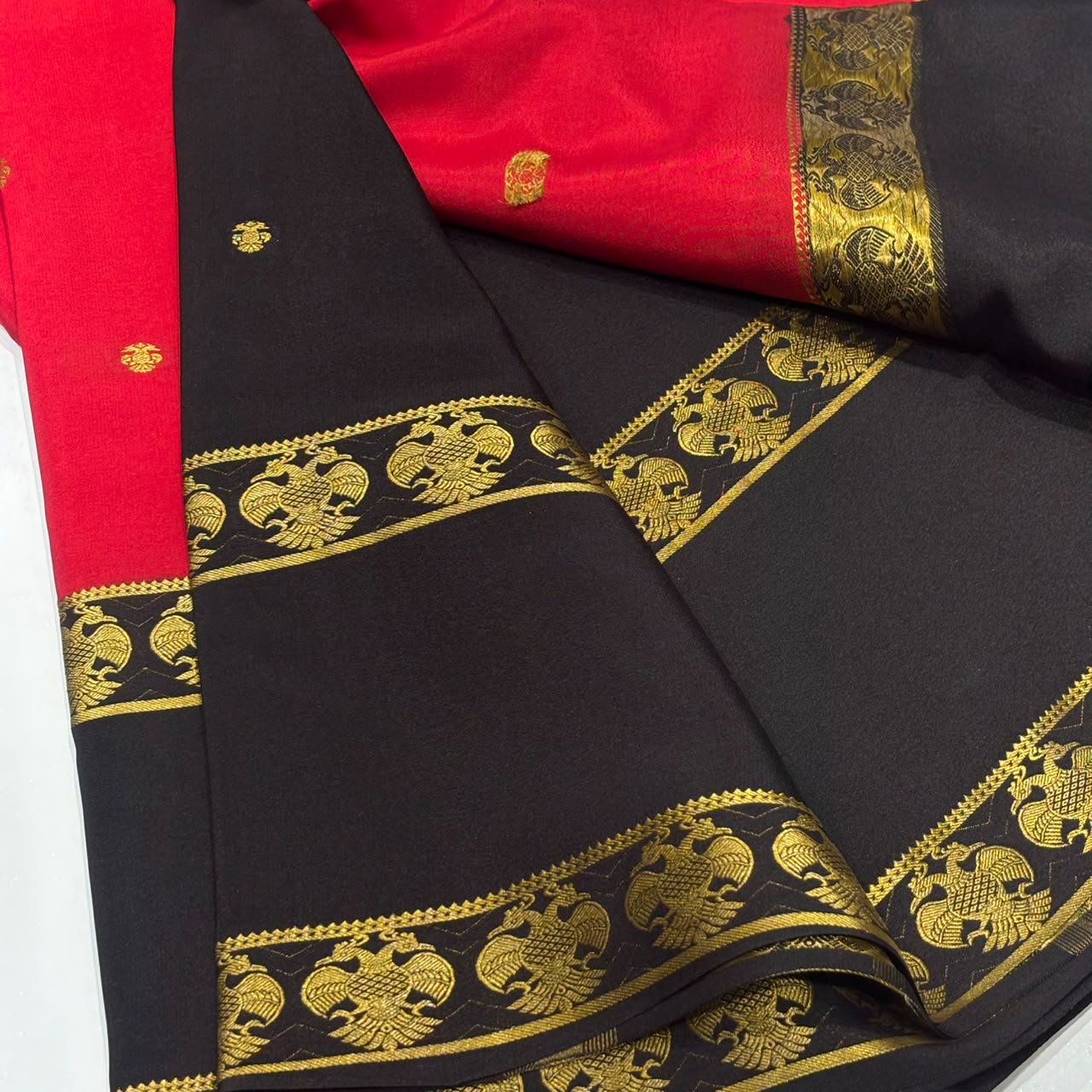 Pure Mysore Crepe Silk Saree