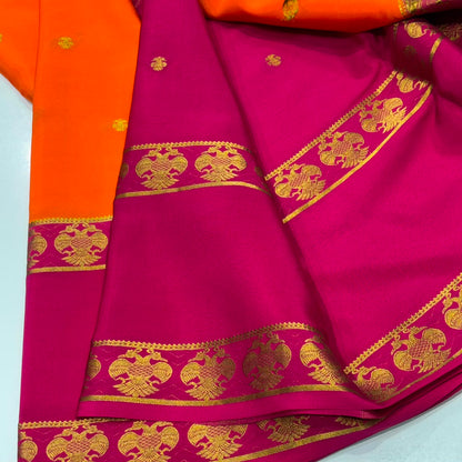 Pure Mysore Crepe Silk Saree