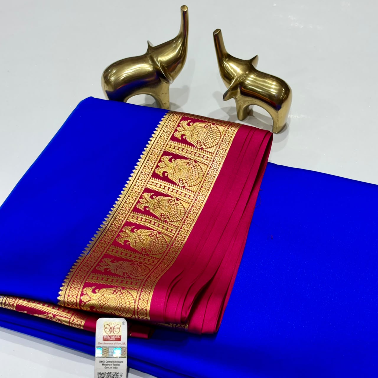 Pure Mysore Crepe Silk Saree