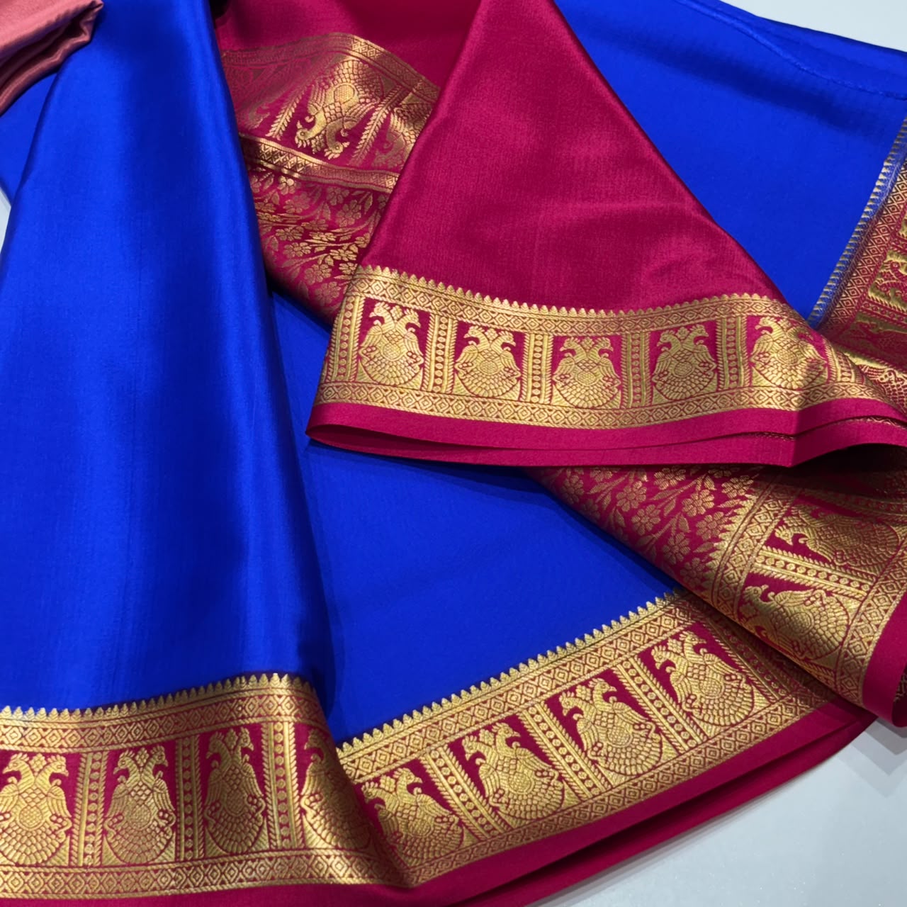 Pure Mysore Crepe Silk Saree