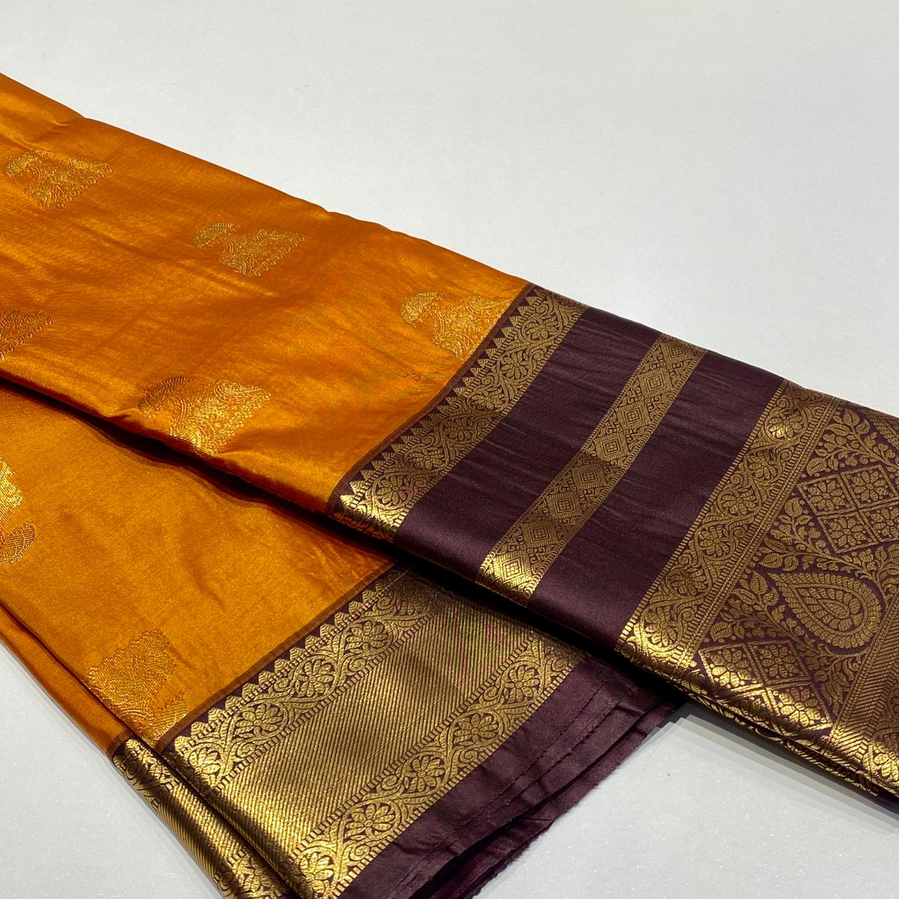 Semi Kanchivaram Silk Saree