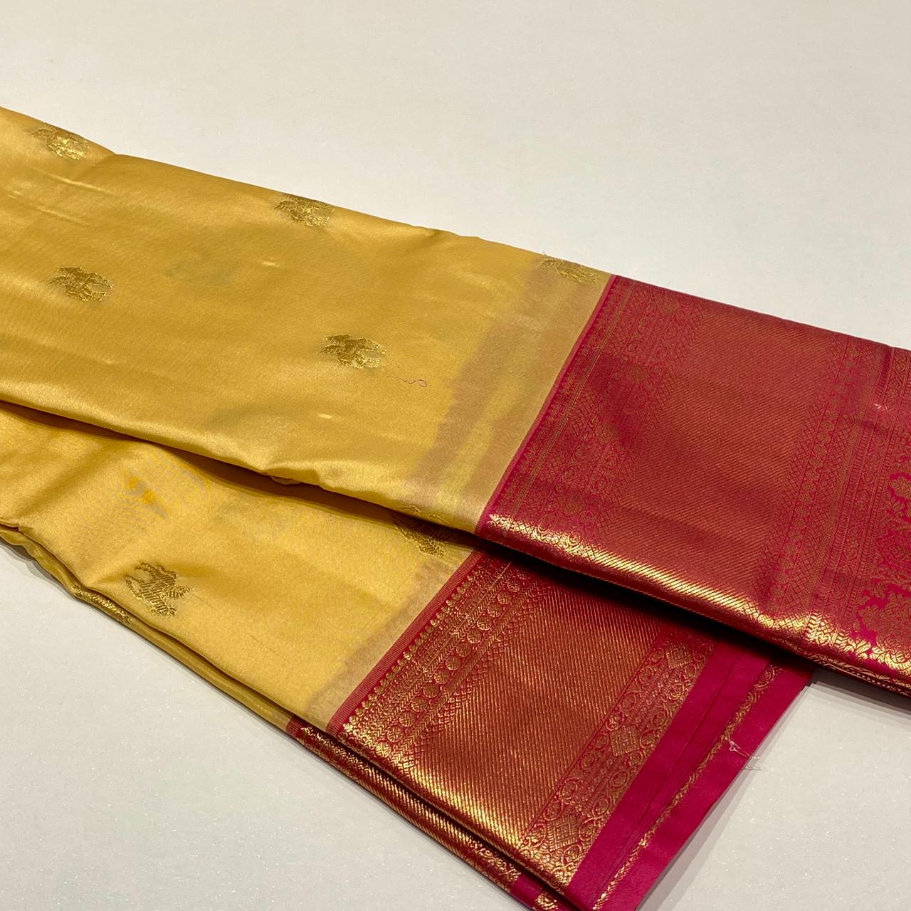 Semi Kanchivaram Silk Saree
