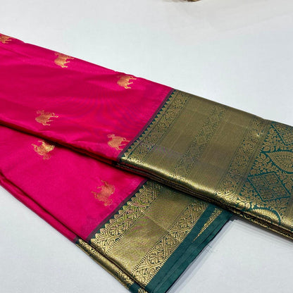 Semi Kanchivaram Silk Saree